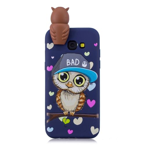 Coque en TPU impression de motifs de poupées mignonnes en 3D chouette mâle pour votre Samsung Galaxy J4 Plus