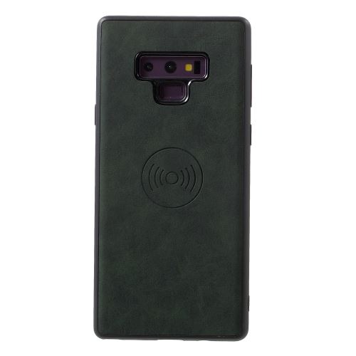 Etui en PU vert foncé pour votre Samsung Galaxy Note9 N960