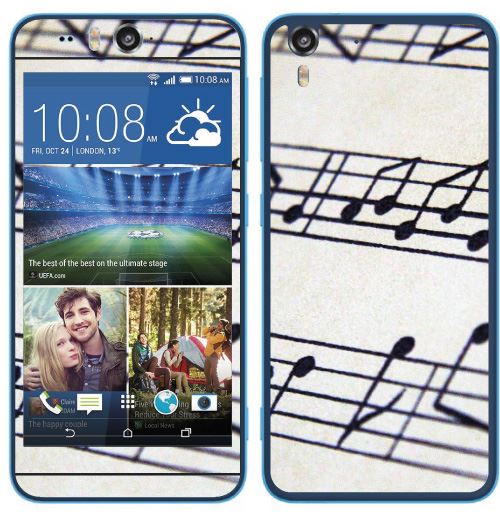 Skin Stickers Pour Htc Desire Eye (sticker : Partition De Musique)