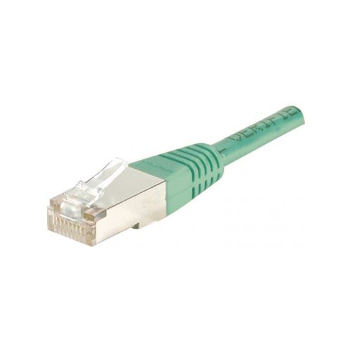 Cordon RJ45 patch FTP CAT 5e Vert - 20 m