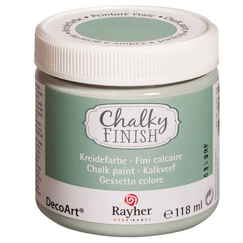 Peinture craie vert menthe Chalky Finish - Rayher