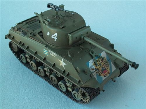 Miniature M4A3E8 Middle Tank - 64th Tank Bat.