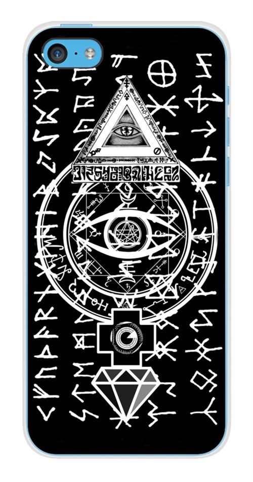 Coque en silicone imprimée compatible Apple iPhone 5C Esoteric
