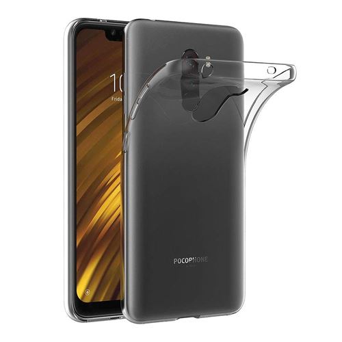 Coque Gel TPU Transparent pour XIAOMI POCOPHONE F1 - Coque Housse Etui Protection Gel TPU Silicone Souple Ultra Mince Fine Slim Leger Phonillico®