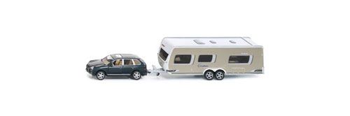 Siku Voiture avec caravane 1:55 