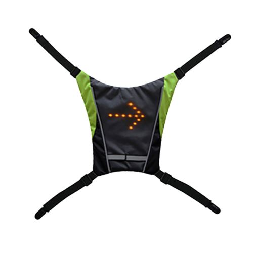 Gilet de sécurité réfléchissant avec LED signaux Gilet de sécurité réfléchissant avec des signaux LED @Uiao
