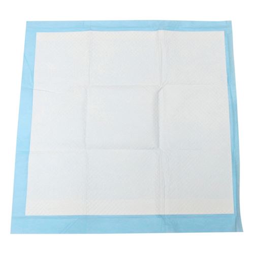 Lot de 10 Tapis de Propreté Chien 60cm Blanc