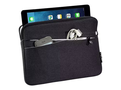 PEDEA Fashion - Étui pour tablette - nylon - noir - 12.9\