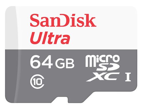 SanDisk Ultra - Carte mémoire flash - 64 Go - UHS-I / Class10 - microSDXC UHS-I
