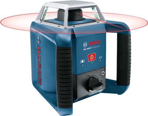 Bosch Professional Grl 400 H Laser Rotatif Autonivelant, Sans Batterie Portée (Max.): 400 M