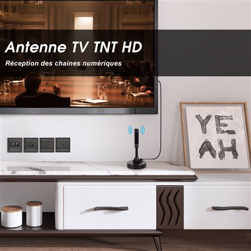 Antenne TV Interieur Puissante TNT HD - August DTA600 - France, Portable,  Telescopic, 360, Haut Gain - Antenne TV / TNT - Achat & prix