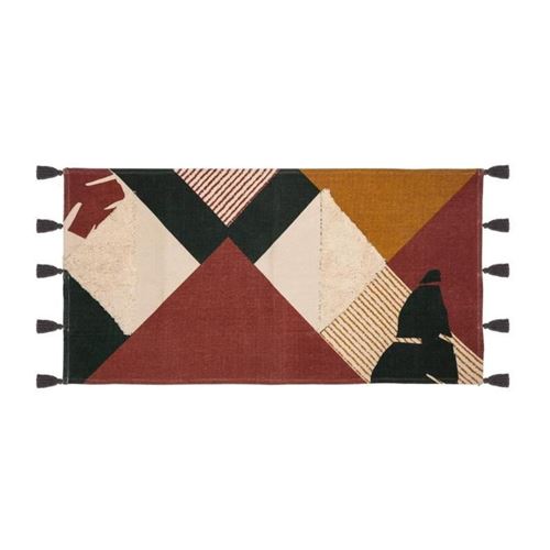 Tapis de sol imprimé tufté - L 140 cm x l 70 cm - Musa