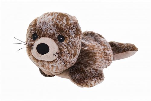 Warmies phoque câlin tiède 31 cm marron