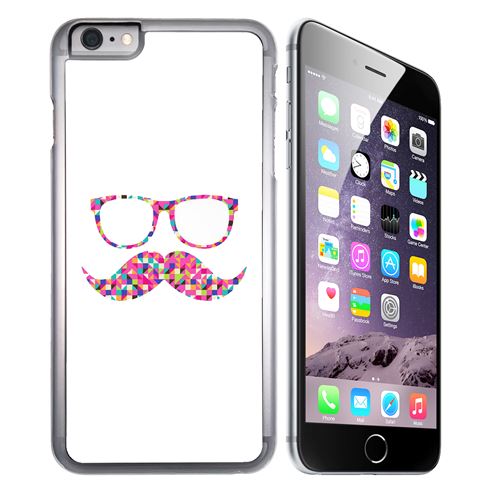 Coque pour iPhone 6 Plus et iPhone 6S Plus lunettes moustache