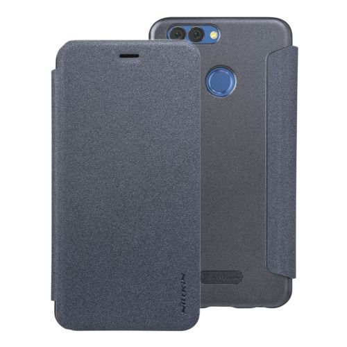 Huawei Nova 2 Housse Etui Cuir PU Noir Effet givré ALS47487