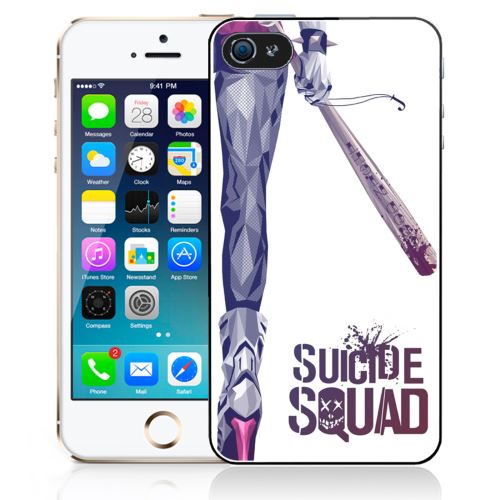 Coque pour iPhone 5C suicide squad jambe harley quinn