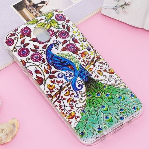 Galaxy J3 (2017) (EU Version) Coque Protection TPU Paon Fluorescent ALS51632