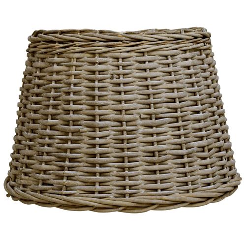 vidaXL Abat-jour Osier 40x26 cm Marron