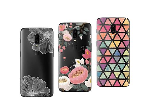 OnePlus 6T lot de 3 coques gel souple et Résistant Anti Choc (Pack#2)