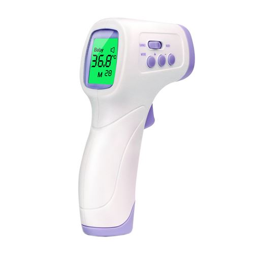 Thermomètres frontal pour bébé temporel infrarouge numérique corps -multicolore