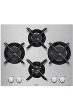 Sauter SPE9465X - Table de cuisson au gaz - 4 plaques de cuisson - Niche - largeur : 56 cm - profondeur : 49 cm - acier inoxydable - sans cadre