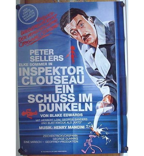 inspektor clouseau ein schuss Im Dunkeln AFFICHE CINEMA ORIGINALE