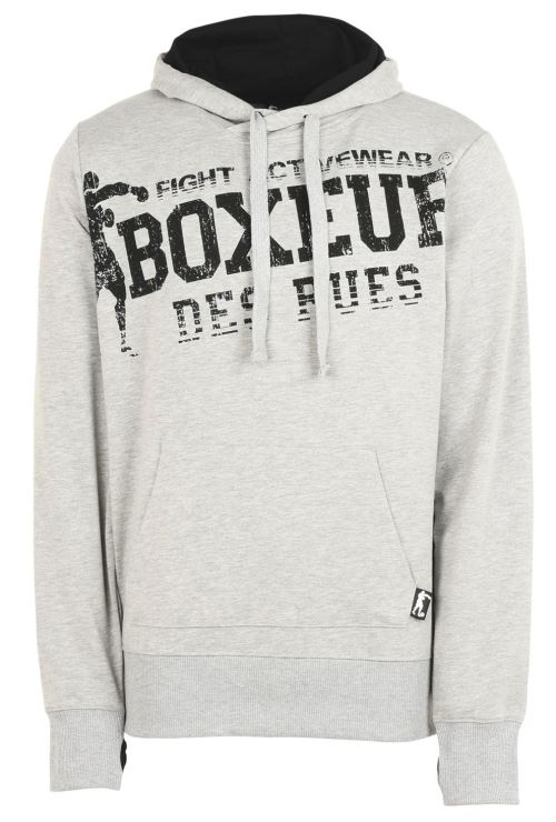 Sweat à capuche Boxeur des rues-L-Gris-L--L-Gris--------------Gris-