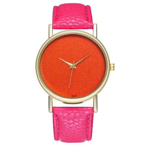 Montre à quartz orange pour homme avec cadran orange, montre pour femme, tendance pour homme T219-ARoseCamine