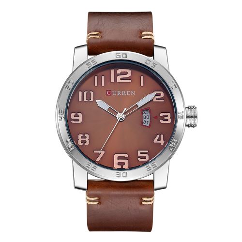 Montre Homme Quartz Brun+Brun Sport CURREN 8254