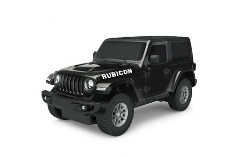 Rastar RC Jeep Wrangler JL boys 27 MHz 1:24 noir