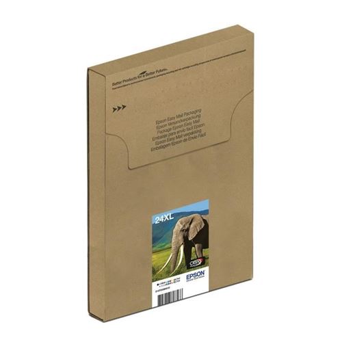 Epson 24XL Multipack Easy Mail Packaging - pack de 6 - noir, jaune, cyan, magenta, magenta clair, cyan clair - originale - cartouche d'encre