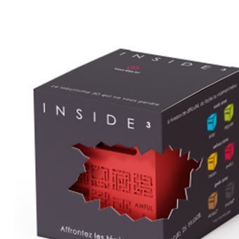 Jeu de société Inside3 Cube Labyrinthe Awful 0 Rouge