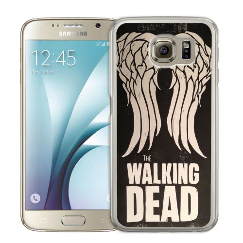 Coque pour Samsung Galaxy S6 Edge walking dead ailes daryl