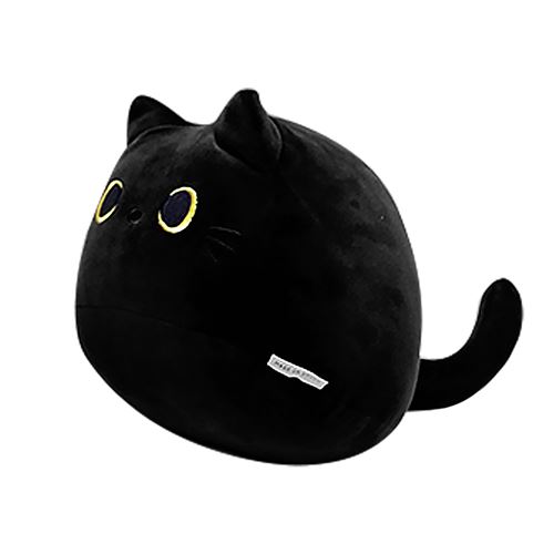 Peluche Chat Noir Keel Toys couché 32 cm - Plushtoy à La Colle-sur-Loup