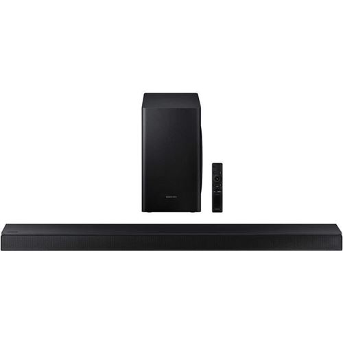 Samsung HW-T650 - Système de barre audio - Canal 3.1 - sans fil - Bluetooth - Contrôlé par application - 340 Watt (Totale) - noir