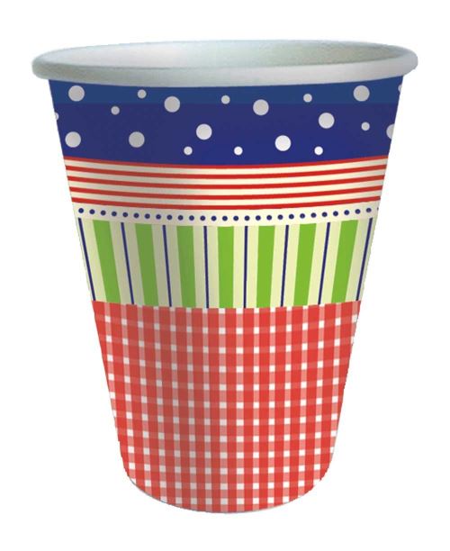 Caspari Entertaining with Caspari Serviettes de table en Papier Motif pique-nique 9 tasses