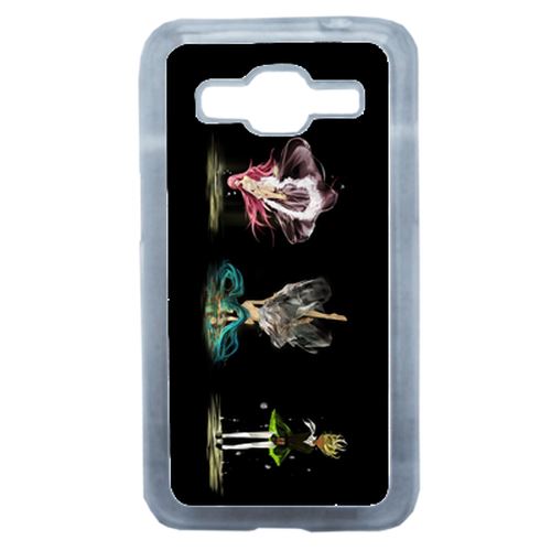 Coque Trio De Manga Filles Compatible Samsung Core Prime Transparent