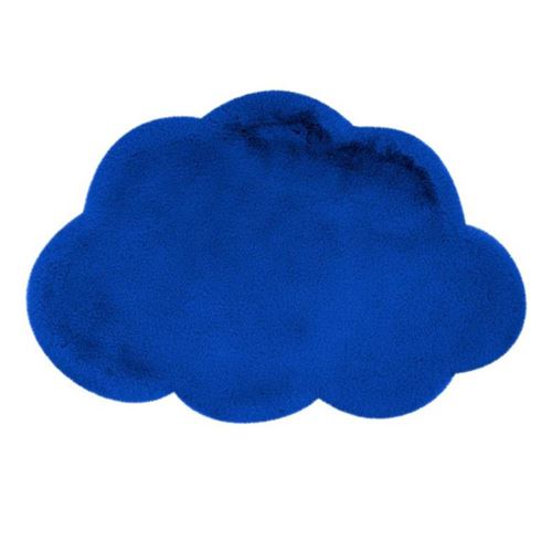 Paris Prix - Tapis Déco Enfant lovely Cloud 60x90cm Bleu