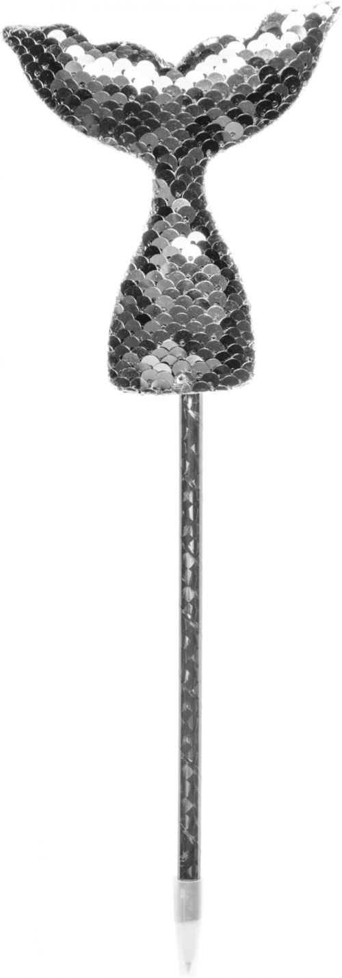 LG-Imports stylo à bille sirène queue argent