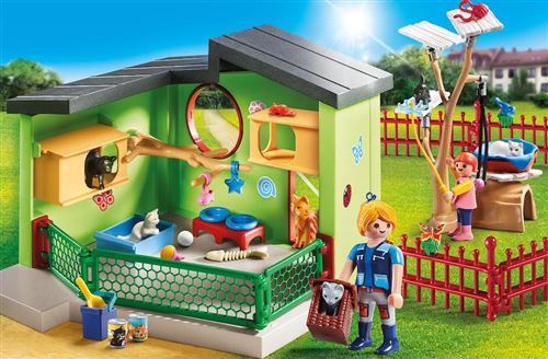 Playmobil City Life La Pension Des Animaux 9276 Maisonnette Des Chats Playmobil Achat Prix Fnac