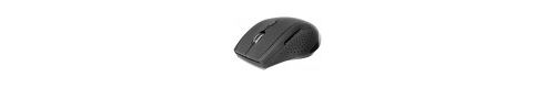 DACOMEX - Souris - droitiers et gauchers - optique - 5 boutons - sans fil - 2.4 GHz - récepteur sans fil USB - noir