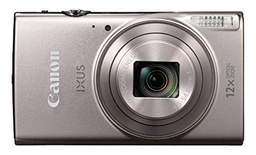 Canon IXUS 285 HS - Appareil photo numérique - compact - 20.2 MP - 1080p / 30 pi/s - 12x zoom optique - Wi-Fi, NFC - argent