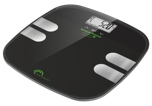 Pèse-personne électronique rechargeable 180kg/100g noir - 8230