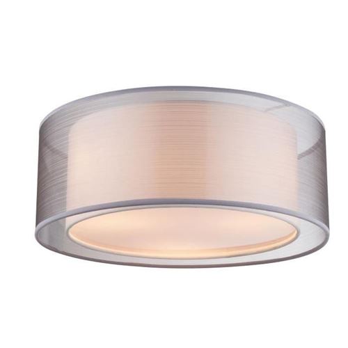 Plafonnier en nickel mat 175x40x40 cm gris globo lighting 21354