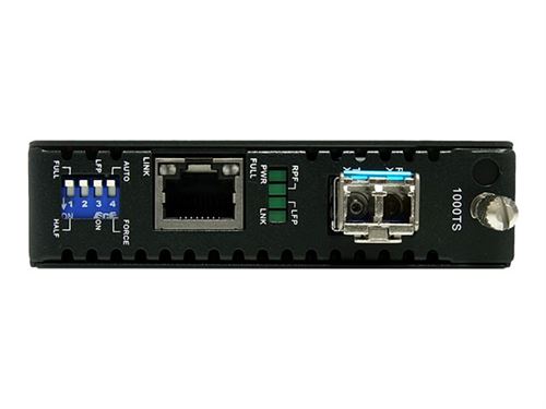 Startech.com Noir Convertisseur Gigabit Ethernet Fibre Optique Multimode Lc 1000 Mb/S - 550 M - Neuf - Image 3