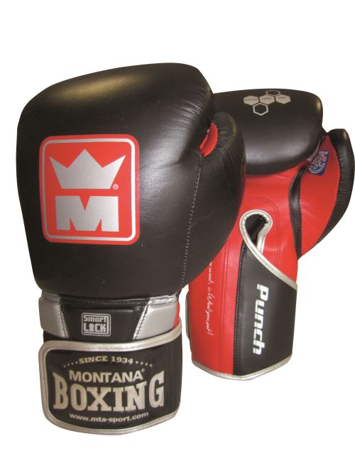 Gants de boxe Montana Punch-16 oz-Noir-16 oz--16 oz-Noir--------------Noir-