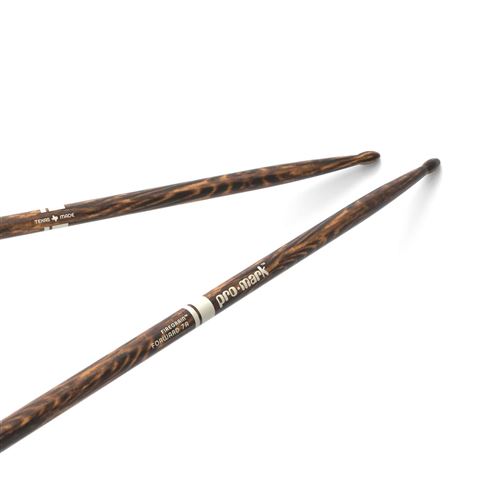 Promark Pro Mark Classic Forward 7A Firegrain Hickory Olive Ovale En Bois Baguettes De Batterie