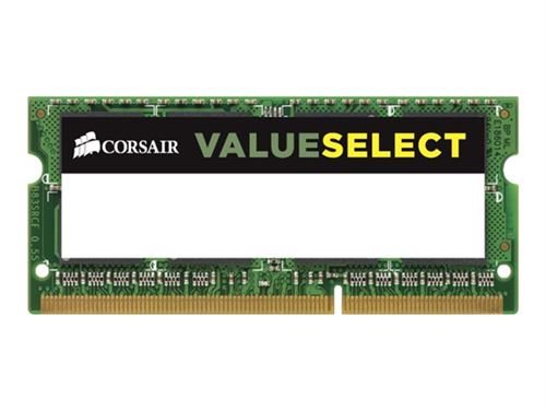 Corsair Value Select - Ddr3L - Module - 4Go - So Dimm 204 Broches - 1600 Mhz / Pc3-12800 - Cl11 - 1.35 V - Mémoire Sans Tampon - Non Ecc