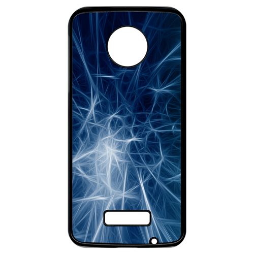 Coque My-Kase pour Moto Z - nebuleux - Plastique Noir