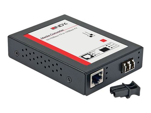 LINDY Fast Ethernet Fibre Optic Converter - convertisseur de média à fibre optique - Ethernet, Fast Ethernet